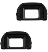 2 Pack Camera Eyecup Viewfinder Protector Eyepiece Compatible for Canon EOS Rebel T7i T7 T6 T6i T...