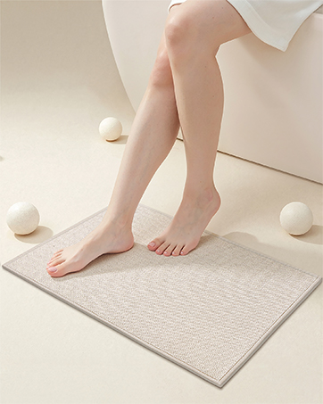 mecko weave surface bath mat