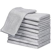 LikGuest 10 Pack Extra Large Non Scratch Wire Dishcloths, 30x30cm Double-Layer Silver Thread Kitc...