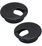 EASYEAH 2 Pcs Desk Grommet 1-3/8" / 35 mm, Desk Cord Hole Cover, Cable Grommet ABS Plastic, Desk ...