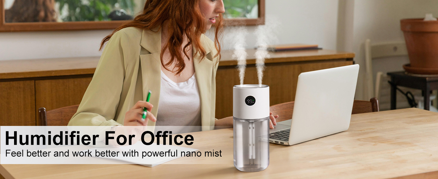 widely used in cars, offices, bedrooms, nurseries, hotels, plant corners to maintain air humidity