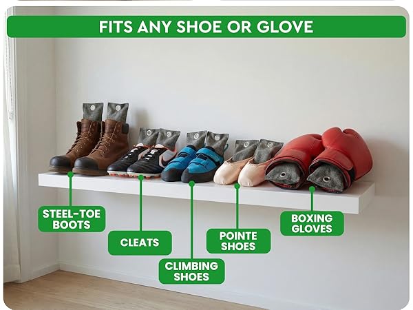 Fits any shoe or glove