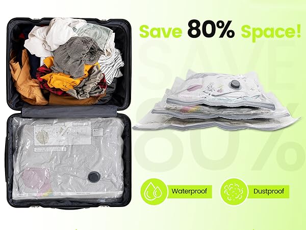 travel vacuum bags for luggage
