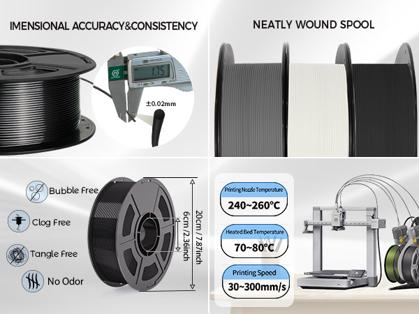 petg filament bundle