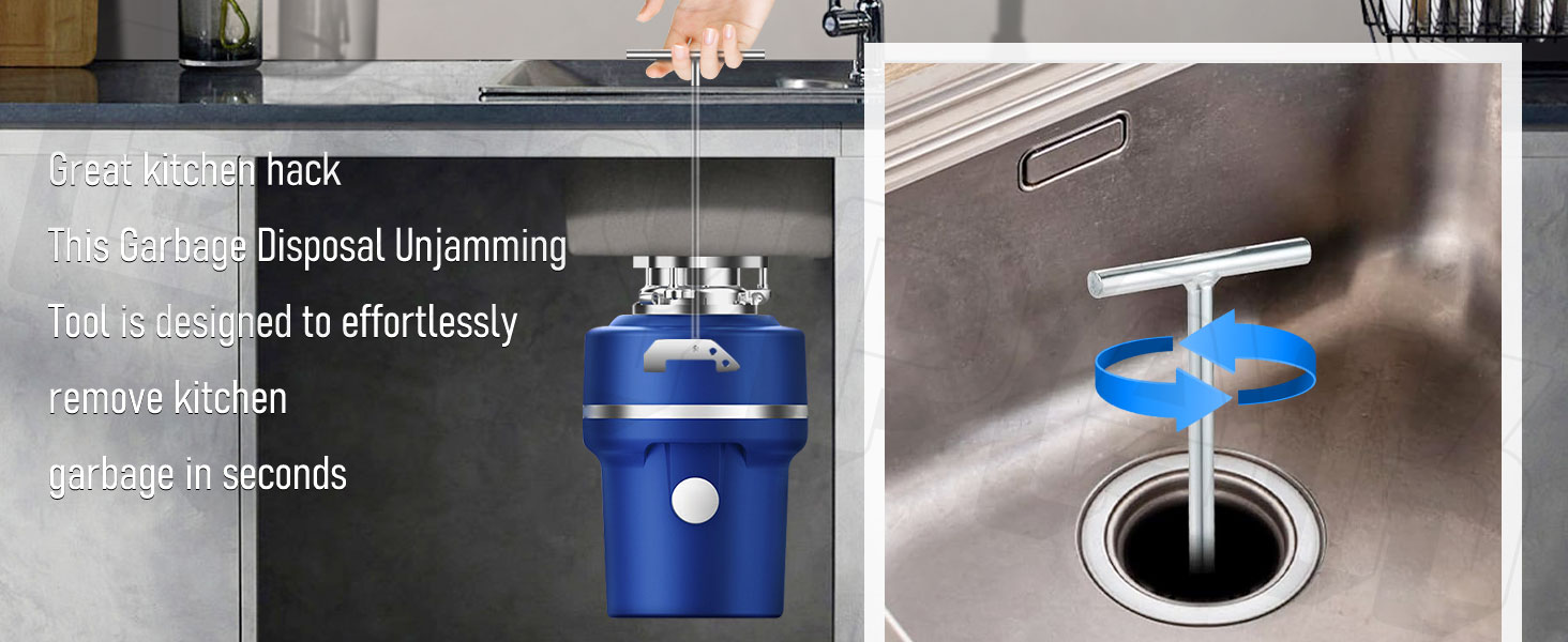 Garbage Disposer Unjamming Wrench
