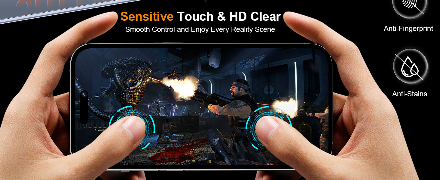 Sensitive Touch &amp; HD Clear