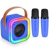 Mini Karaoke Machine for Kids, Girl Toys Gifts, Kids Karaoke Wireless Microphone for 4,5,6,7,8,9,...