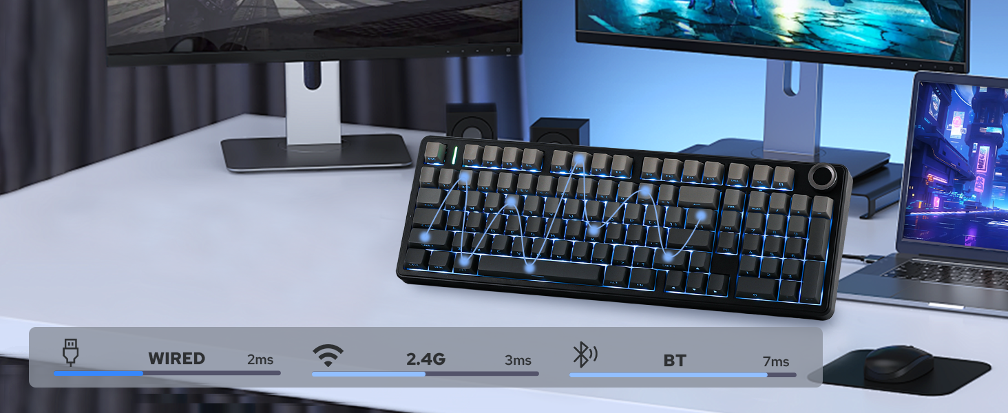 F99 PRO wireless gaming keyboard