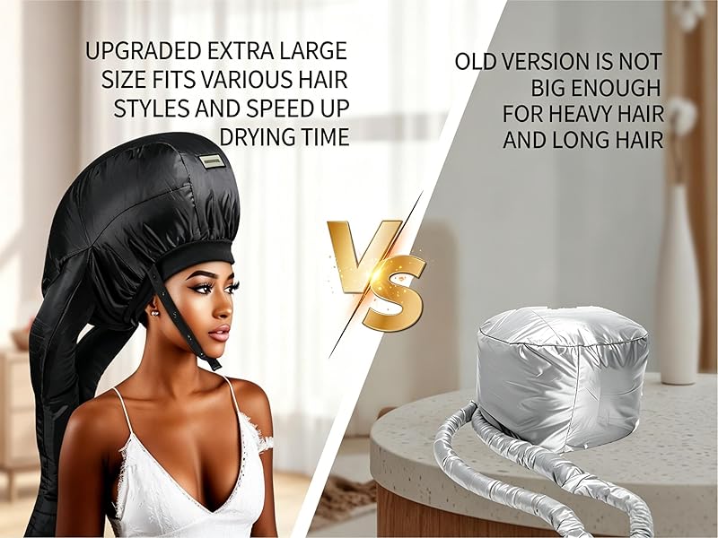 hooded hair dryer