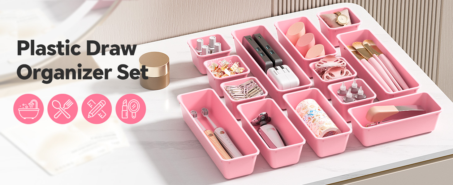 plastic drawers organizer tray