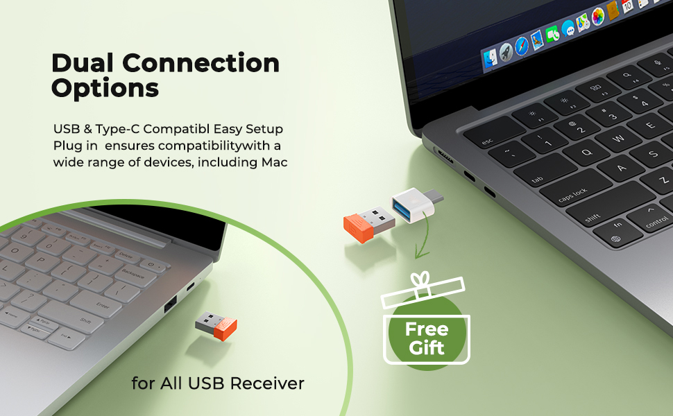 green keyboard and mouse wireless