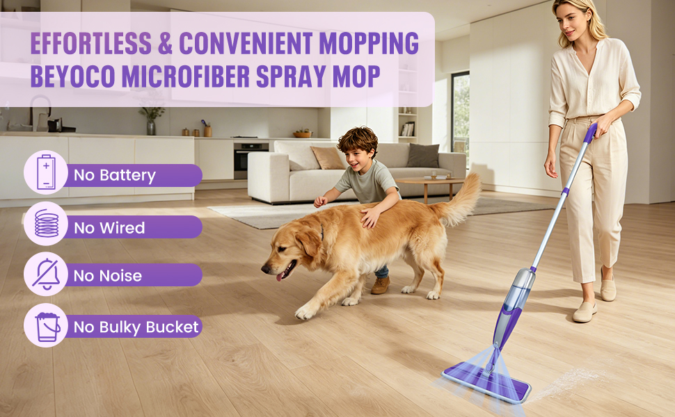 spray mop for floor cleaning