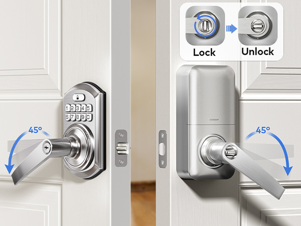 Durable, ergonomic aluminum alloy handle