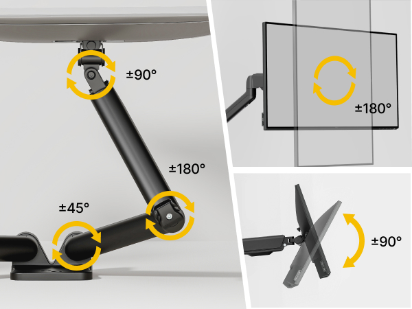 monitor arm wall mount