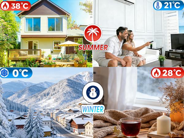 keep your home warm in winter and cool in summer while reducing HVAC energy costs