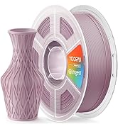 PLA+ Matte Filament 1.75mm, Soft Matte Finish, Reduced Layer Lines, 1KG (2.2lbs) 3D Printer PLA F...
