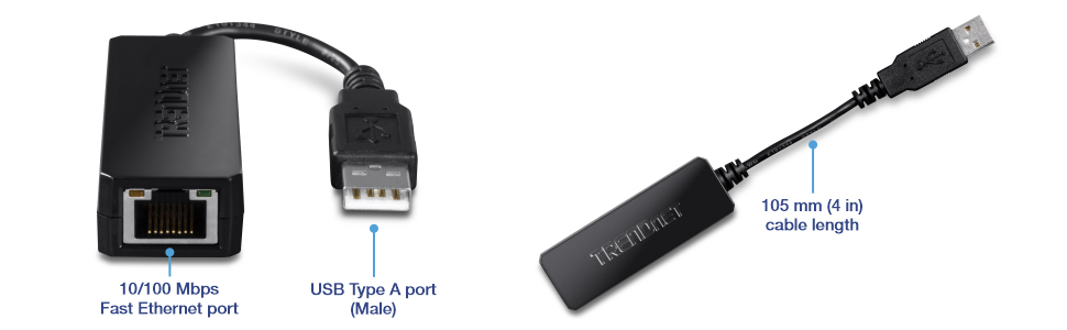USB 2.0, USB 1.1, USB 1.0, USB 2.0 to 10/100Mbps Fast Ethernet LAN Wired Network Adapter