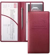 Yarnic Car Registration and Insurance Holder, Pu Leather Car Document Holder Registration and Ins...