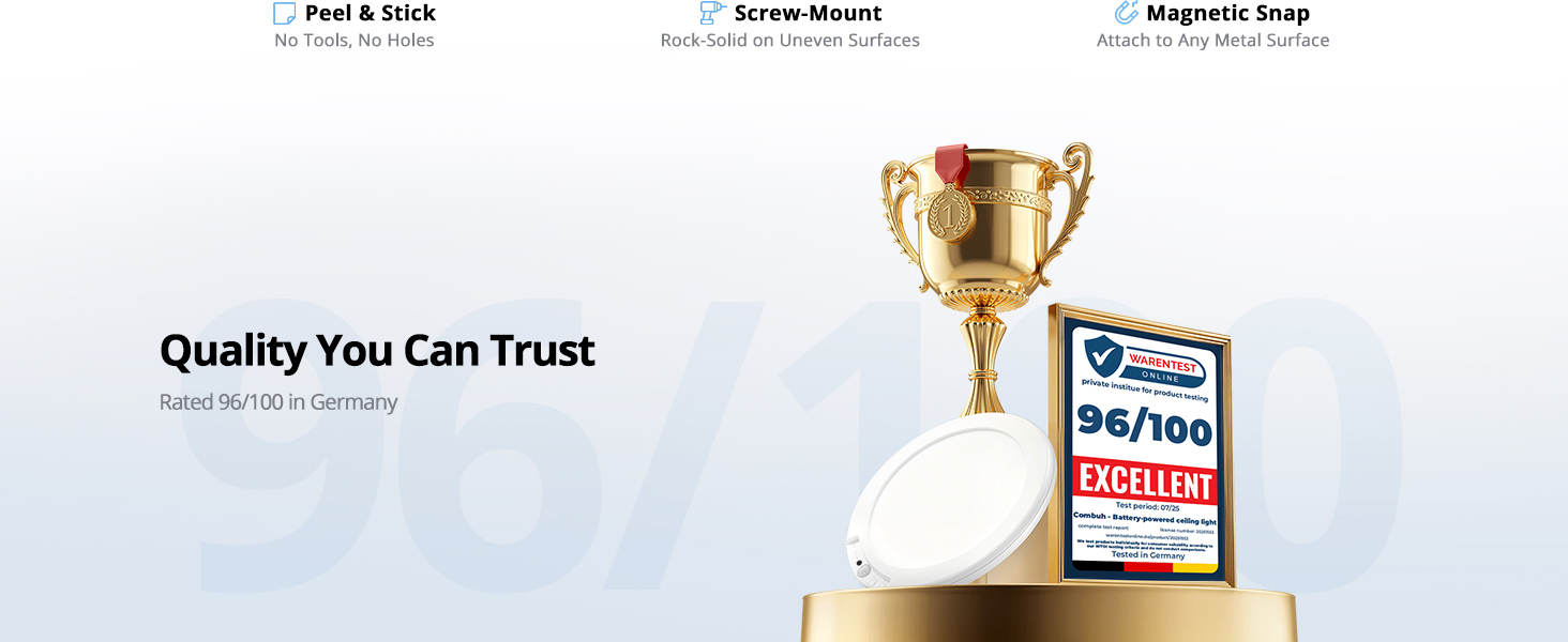 battery powered ceiling light