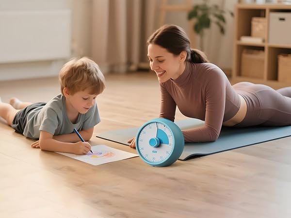 the noiseless shrinking colored disk helps kids visualize time passing