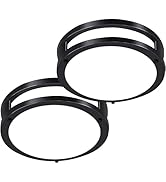 Hlite 36W 13inch LED Flush Mount Ceiling Light Fixture, 3600LM Super Bright, Oil Rubbed Bronze, 2...