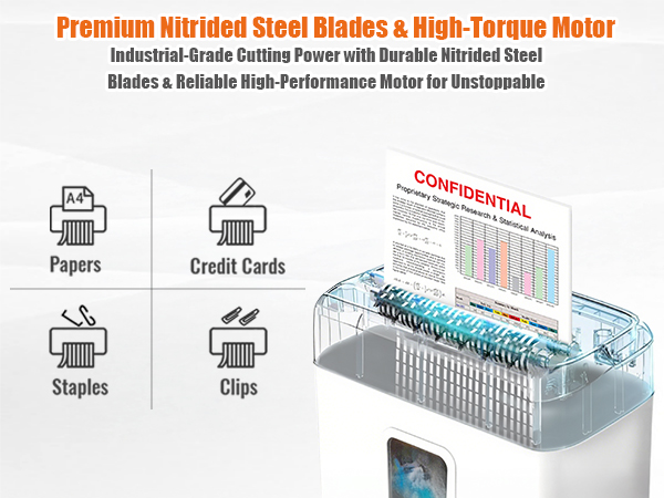 Premium Nitrided Steel Blades High-Torgue Motor
