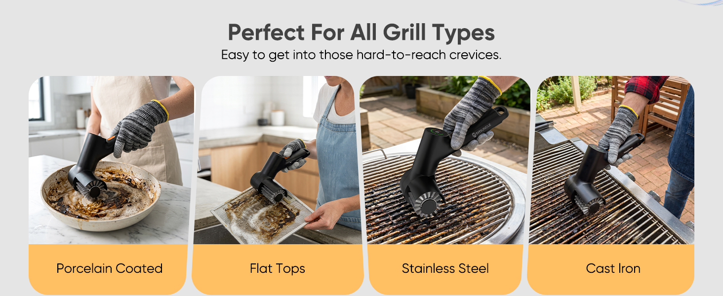 automatic grill cleaner