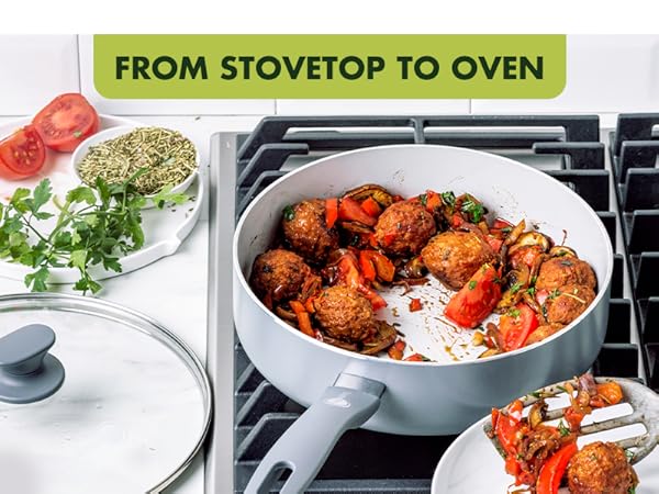 GreenPan, Valencia Pro, Healthy Ceramic Nonstick, Cookware set, Magneto induction, all stovetops