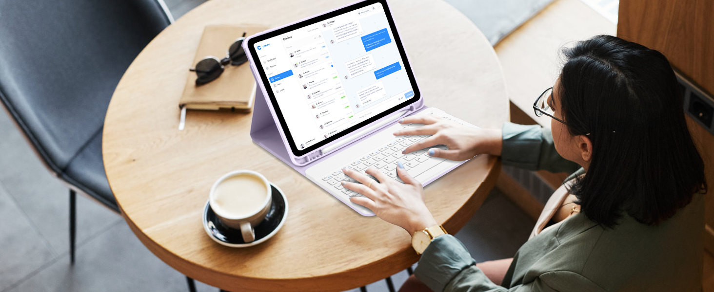 iPad Air 5th4th Generation Case with Keyboard 13