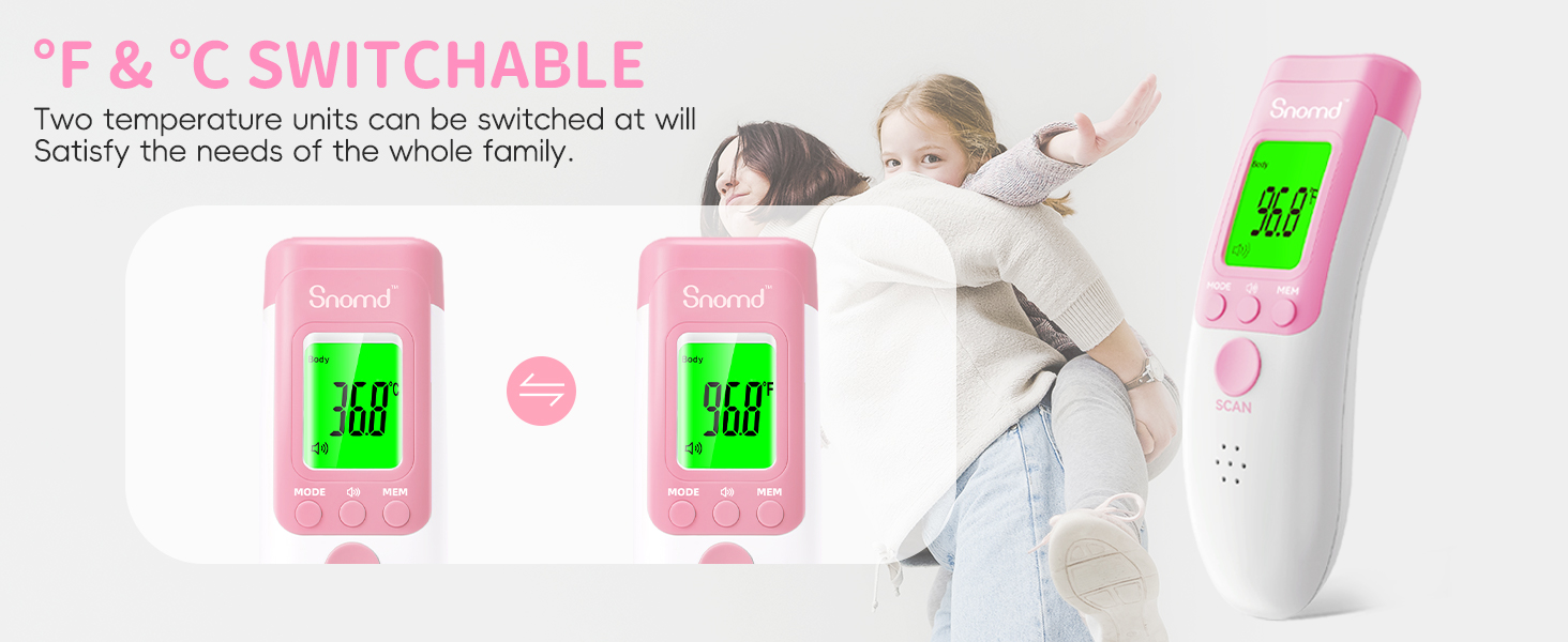 No-Touch Thermometer for Adults and Kids