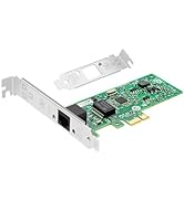 Buacoz PCIe Gigabit Network Card,PCI-E X1 RJ45 Single Port NIC Card,with Intel 82574 Chip Etherne...