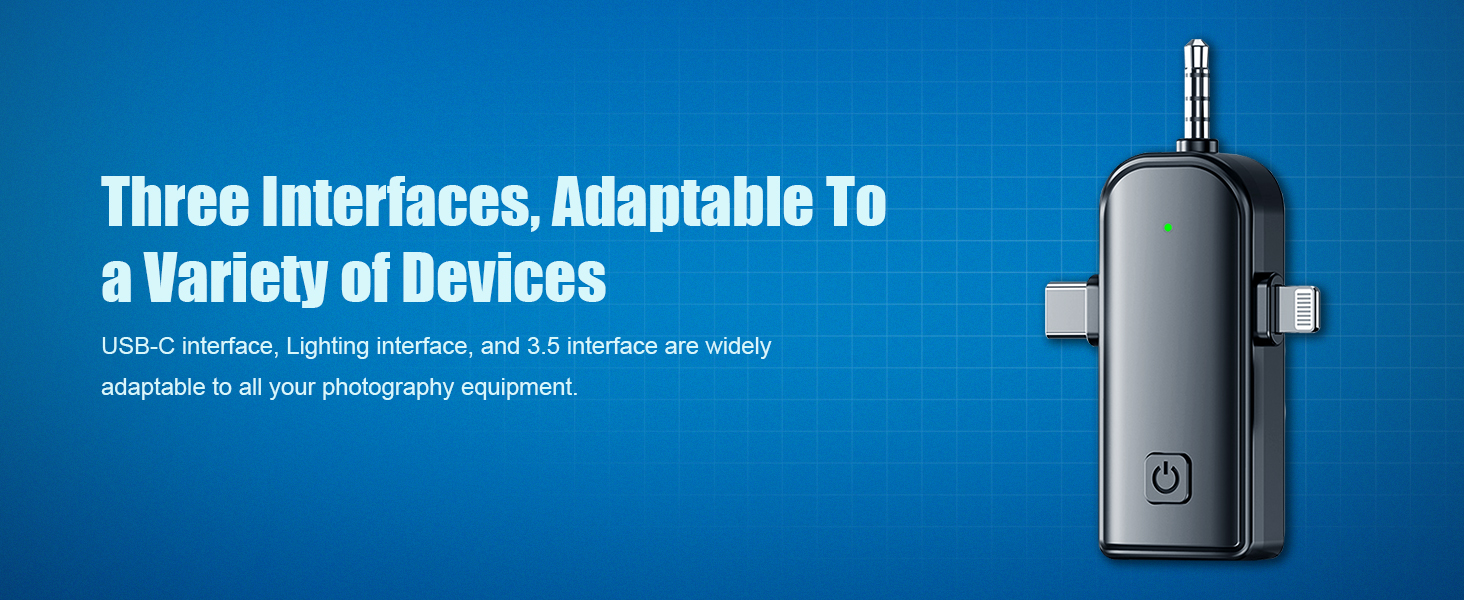 Wireless Lavalier Microphones for iPhone