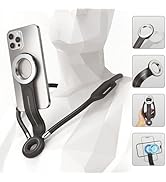 Magnetic Neck Phone Holder for Video Recording, Neck Mount Phone Holder for POV/Vlog Content Crea...