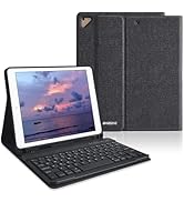 aMZCaSE iPad Pro 9.7 Inch Case with Keyboard for iPad 6th Generation(2018),iPad 5th Generation(20...