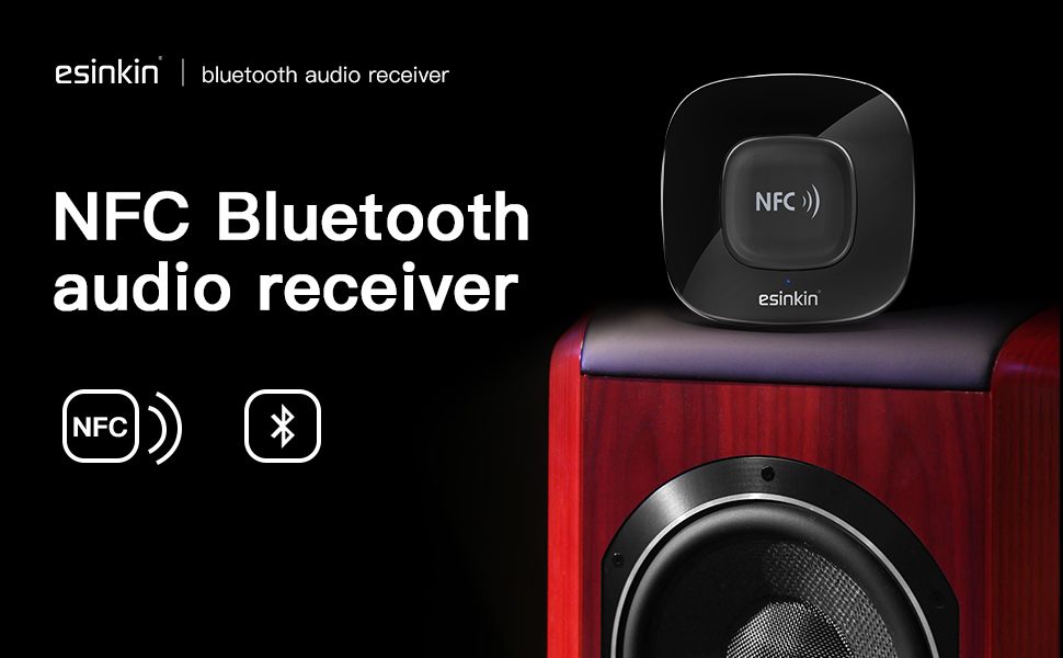 esinkin Bluetooth Receiver NFC Enabled