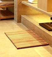 natural finish teak string mat