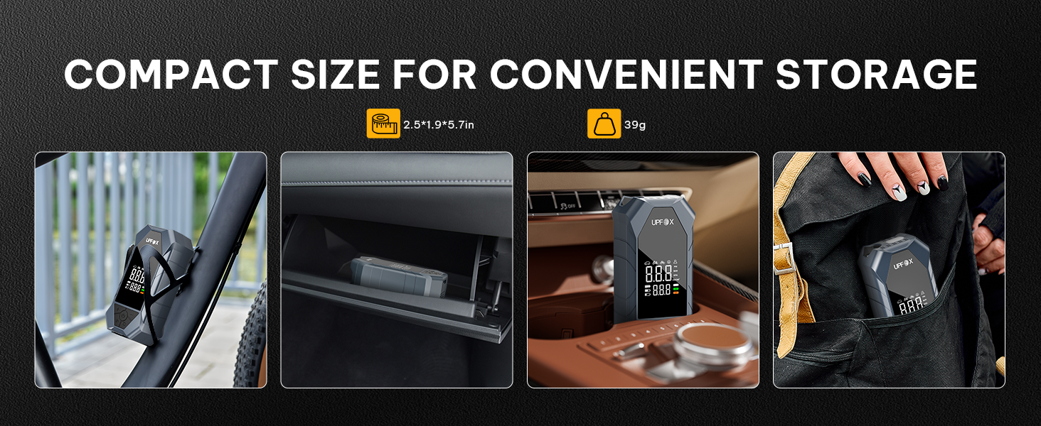COMPACT SIZE FOR CONVENIENT STORAGE