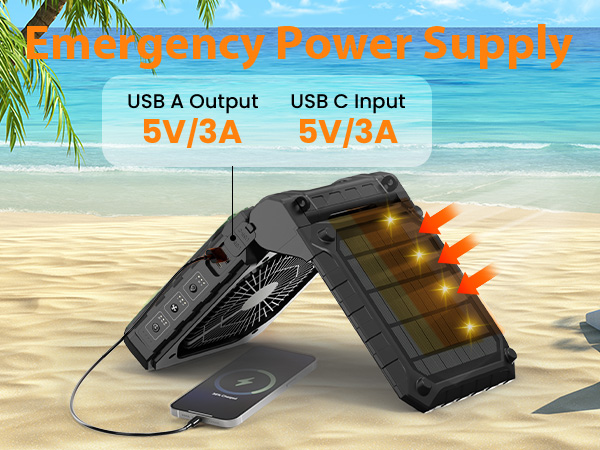 power bank fan