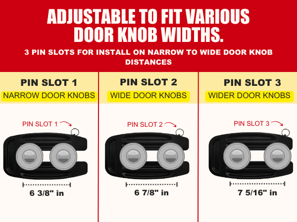 double door lock security
