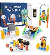 STEM Robotics Science Kits, Crafts for Boys 6-8 Girls 8-12, Robot Building Kit for Kids 8-10, Ele...