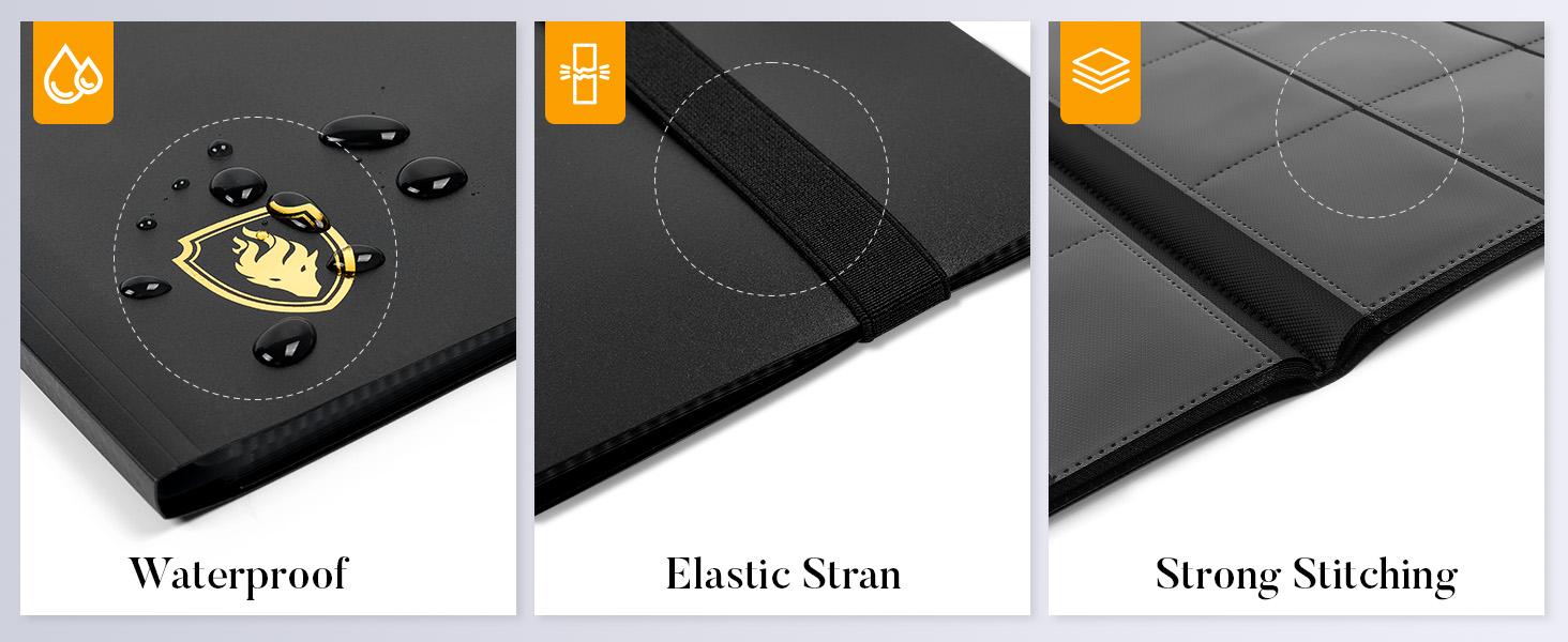 9 pocket card binder