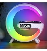 LeeNabao New Wireless Speaker Charger, Atmosphere Light with Wireless Charging Function, Table La...