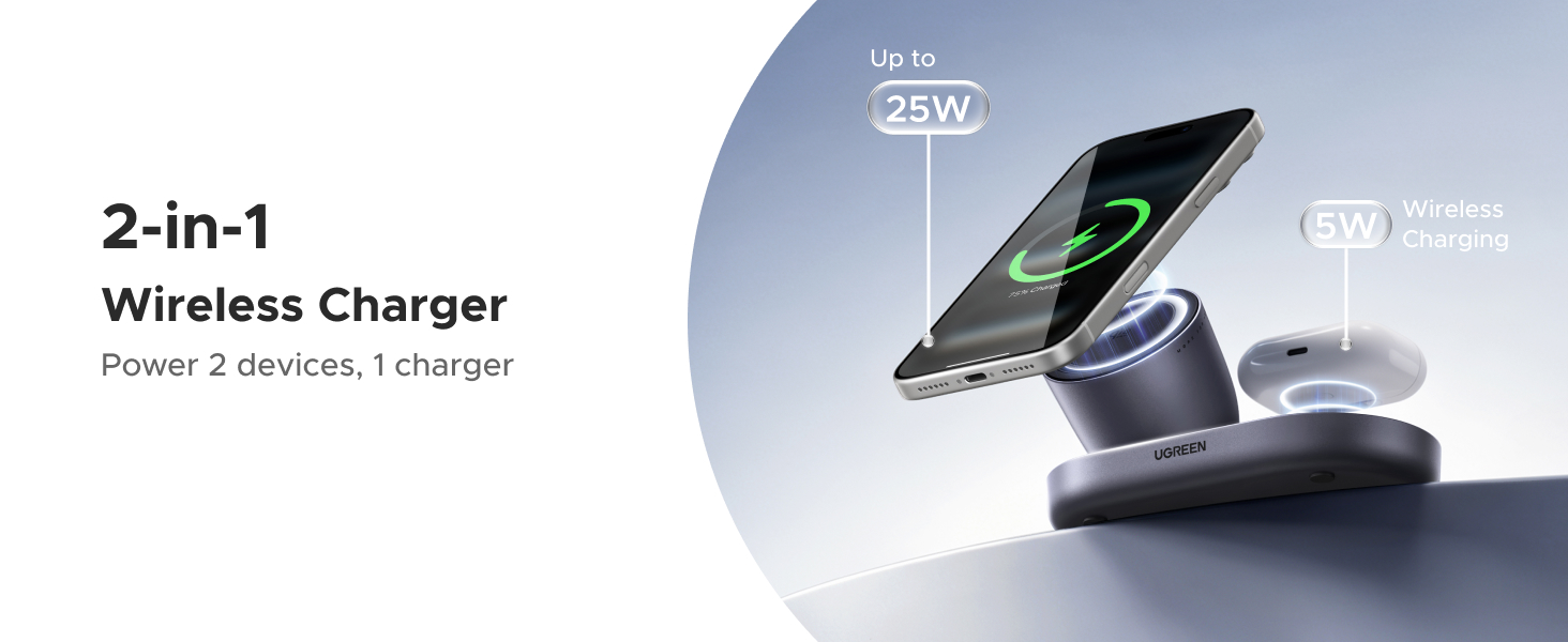 ugreen wireless charger 25w