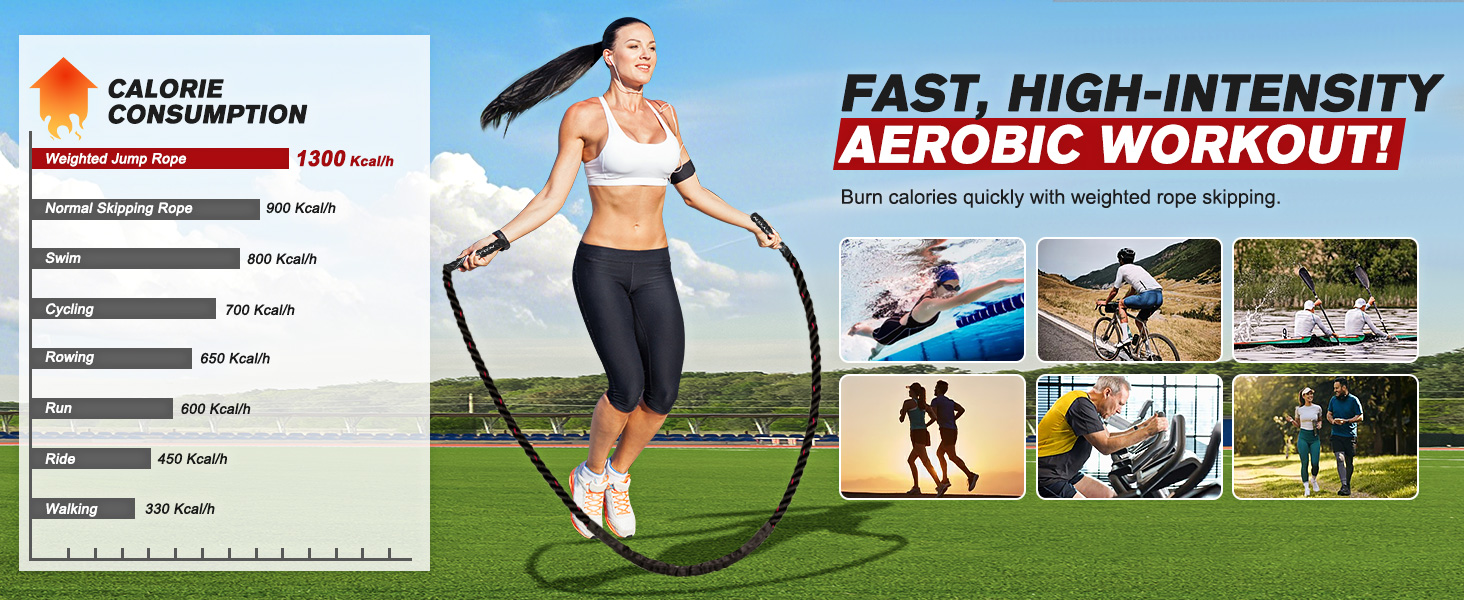 weighted ropes for working out