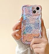 wavy case wave case flower case floral case retro case oil painting case cute case glitter case