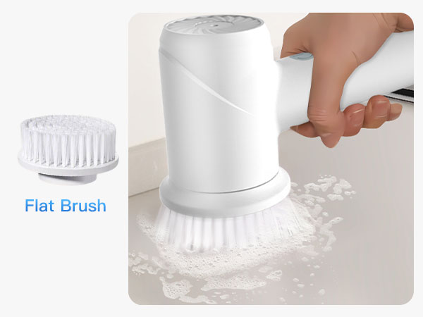 Electric Spin Scrubber - Cordless IPX7 Waterproof Shower Scrubber