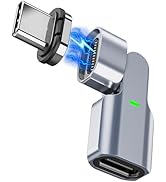 A20X 240W 180 Degree USB C Magnetic Adapter,11PIN USB C 90 Degree Right Angle Magnetic Adapter 48...