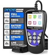 OBD2 Scanner Diagnostic Tool, VEHLIVE V850 Car Code Reader for Check Engine Light with Reset, I/M...
