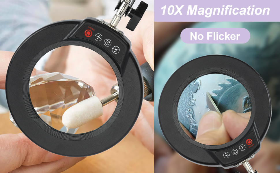 Magnifying Glass with Light