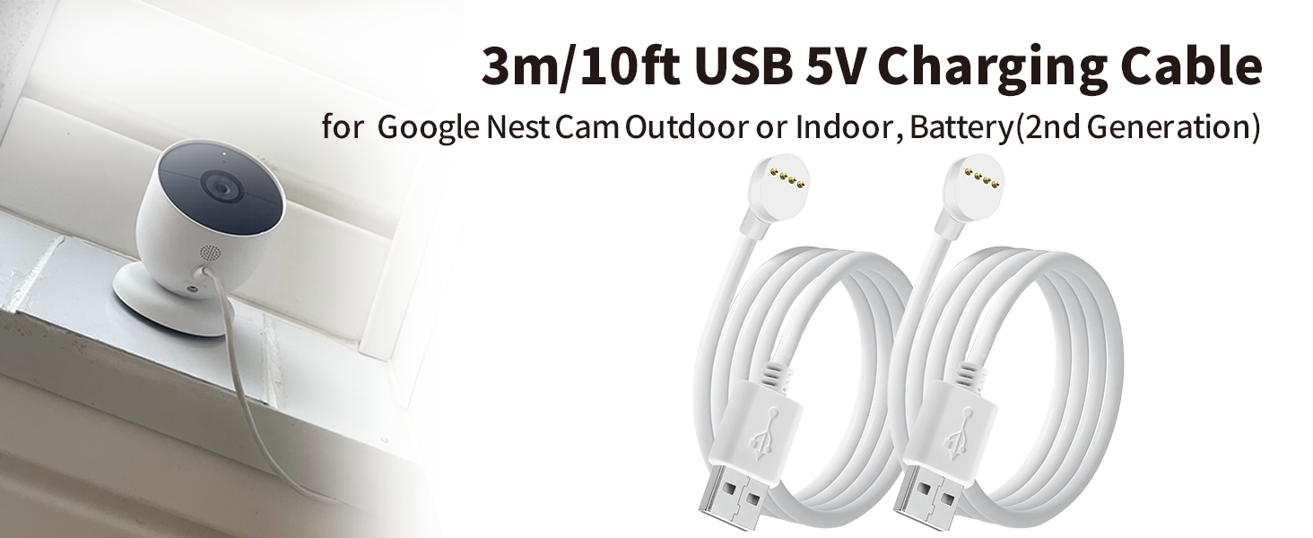 google nest camera charging cable google camera charging cable nest power connector